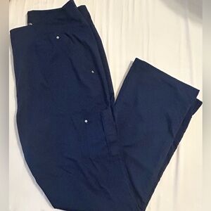 Women's Tori Yoga Scrub Pant *large tall, navy blue*